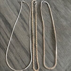 Elegant Silver Necklaces!!